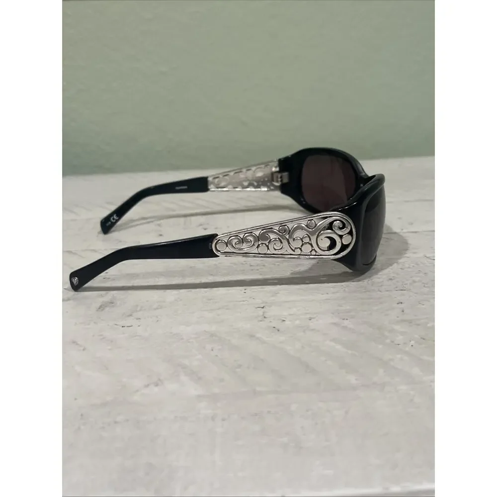Brighton Contempo Oversize Sunglasses Silver Tone Embellished A11373-125